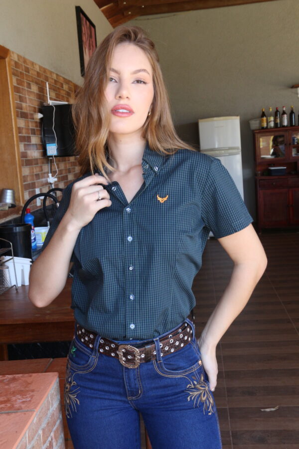 Camisa Feminina Manga Curta - Cores Variadas - Image 2