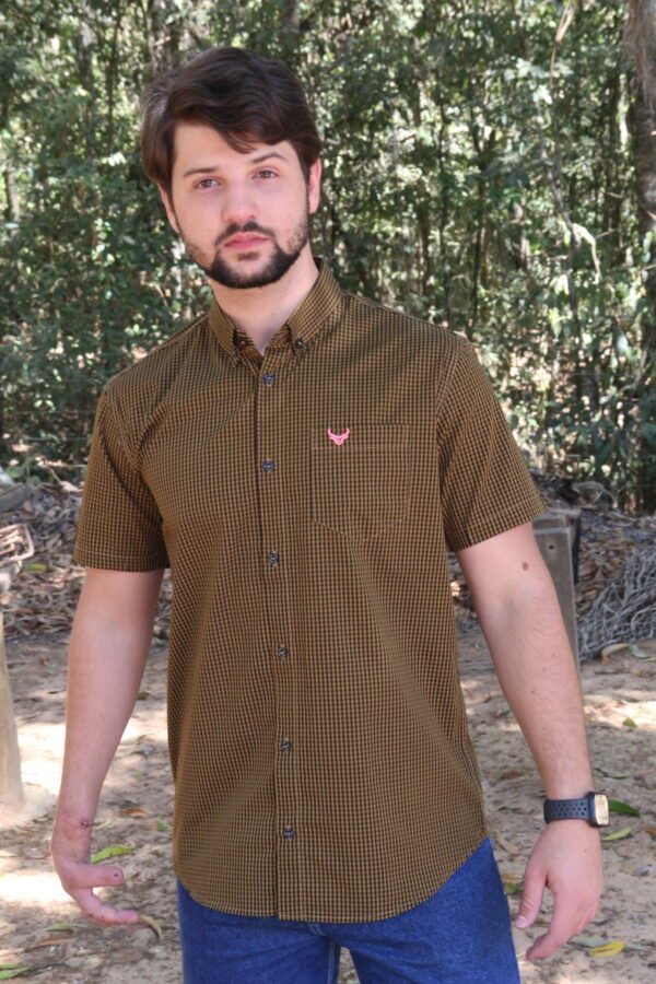 Camisa Xadrez - Manga Curta - Cores Variadas - Image 4